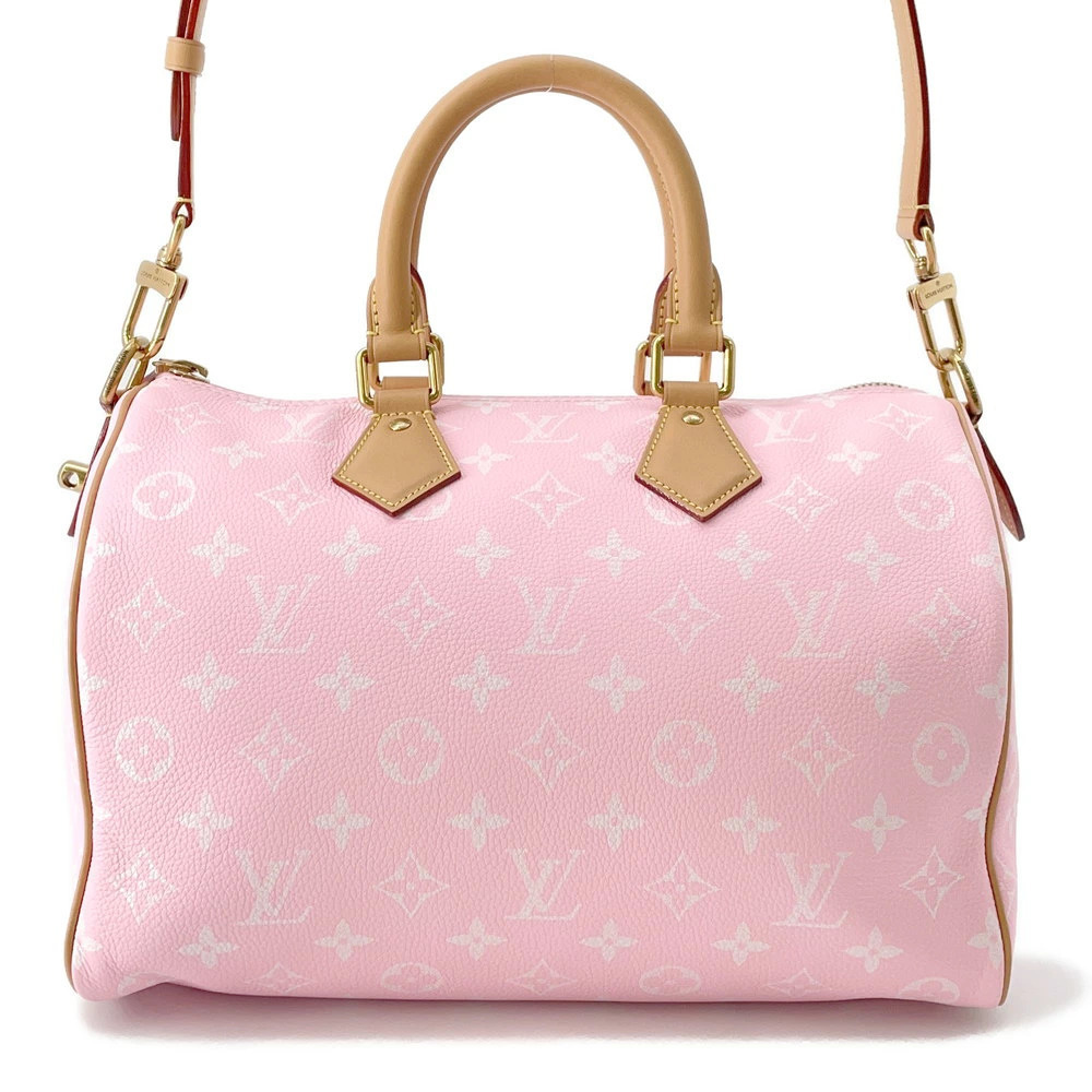 Louis Vuitton Monogram Speedy brown Bandouliere 2way Shoulder Bag Boston